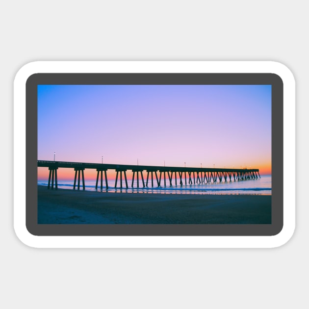 Wrightsville Beach Art1 Sticker by ILMphotoguy